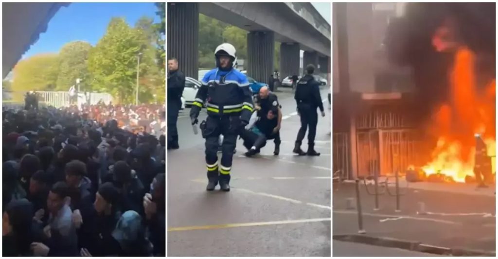 Proteste violente în școlile din Franța. Zeci de răniți și cel puțin 164 de elevi reținuți, jandarmii au intervenit în forță cu gaze lacrimogene VIDEO