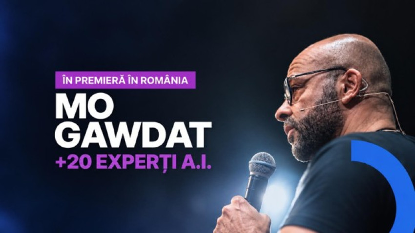 Tehnologia AI între utopie și distopie: Mo Gawdat și alți 20 de experți tech dezbat tema zilei la IQ Digital Summit Bucharest, pe 15 octombrie (Parteneriat)