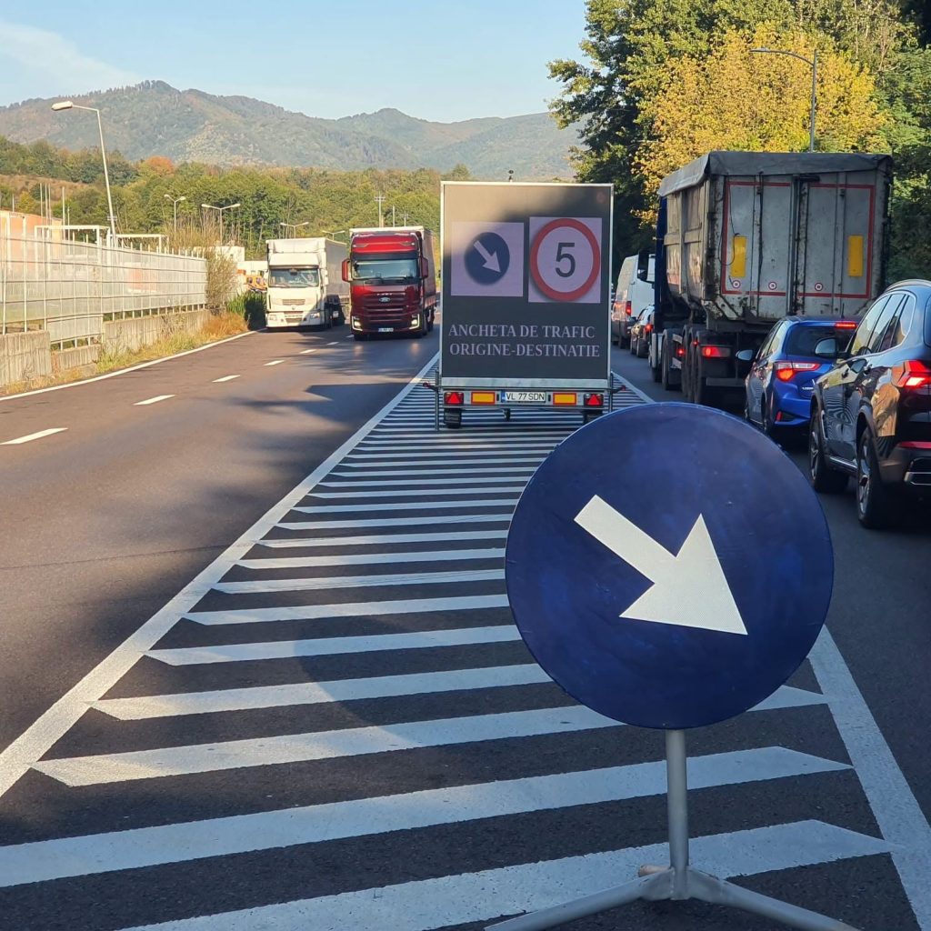Anchete de circulație pe drumurile naționale din Gorj