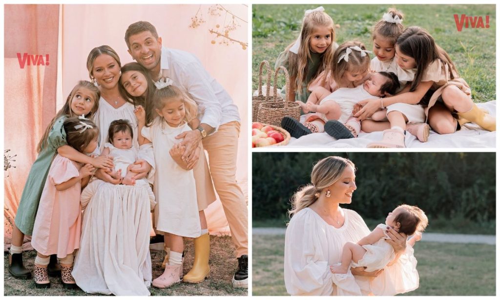 FOTO Laura Cosoi a postat primele imagini cu chipul fetiței sale. Micuța Nina și surorile ei au topit inimile fanilor: „Mă emoționează când le văd împreună”