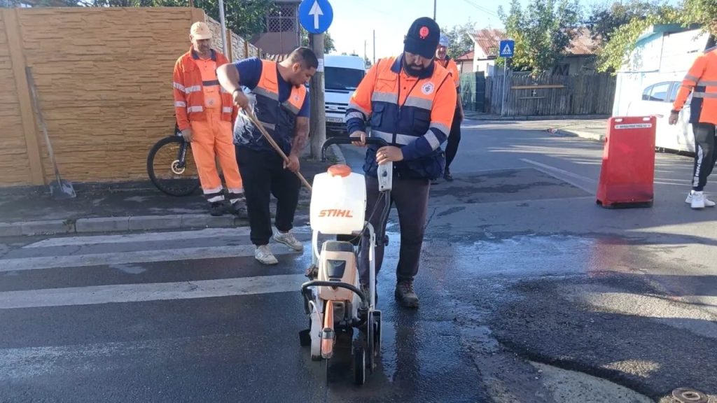 Infrastructură S5. Societatea Infrastructură S5 S.A. a intervenit pe străzile Ciubotica Cucului și Ilie Guriță (P)