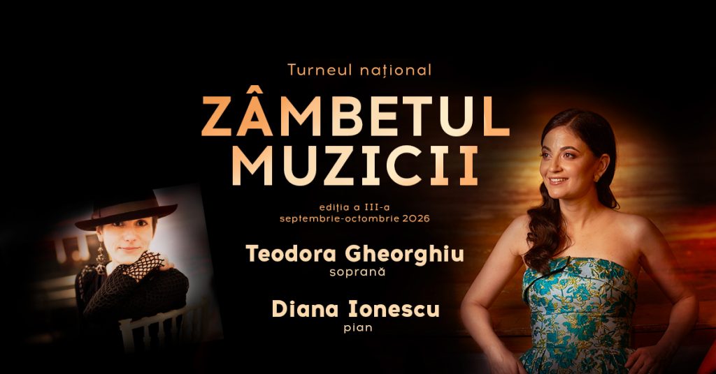 CONSTANȚA: Celebra soprană Teodora Gheorghiu și pianista Diana Ionescu – turneul Zâmbetul Muzicii