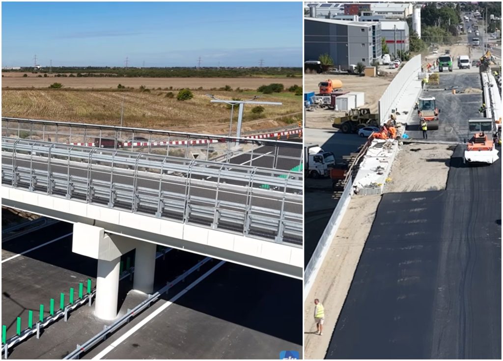 VIDEO | Incredibil, dar adevărat: se asfaltează rampa dinspre Capitală pe Lotul Leneș din Autostrada Bucureștiului. Drum complet pe L3 – A0 Nord, care ar urma să fie deschis luna asta