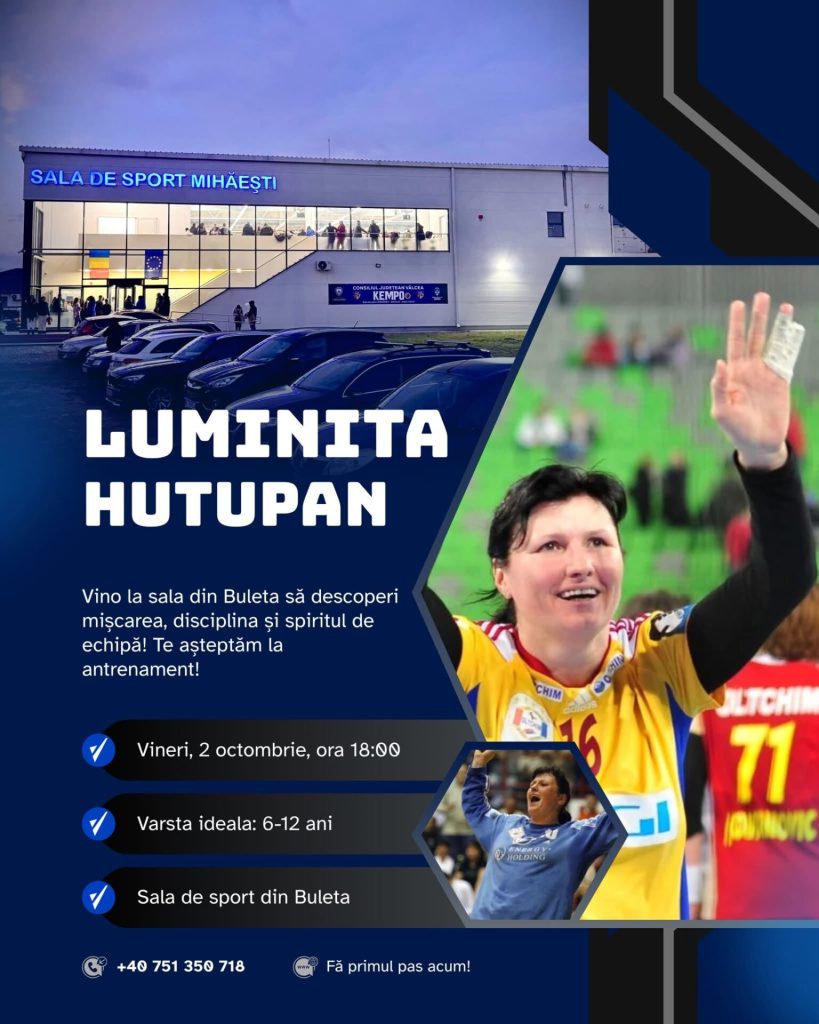 Luminița Huțupan ne dă întâlnire în comuna Mihăești