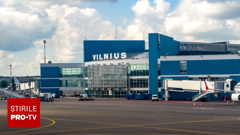 Alertă cu dronă la aeroportul din Vilnius, Lituania. Avioanele NATO au fost mobilizate de urgență