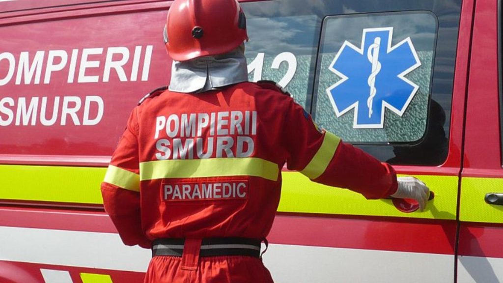 Accident pe centura Satu Mare. Motocicletă în flăcări