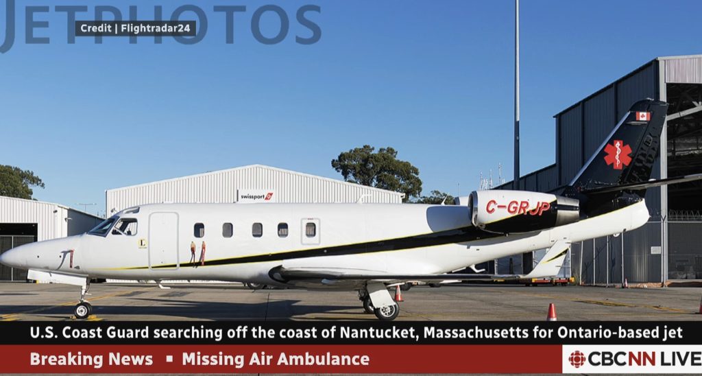 Un avion medical cu șase persoane la bord a dispărut după ce a plecat din Insulele Bermude spre Boston