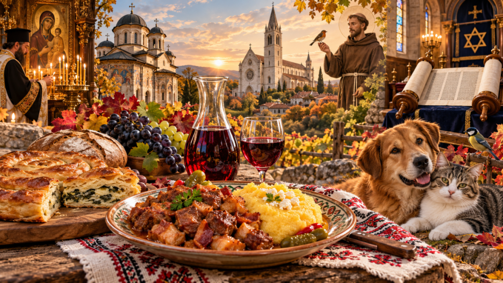 Ziua Națională a Gastronomiei și a Vinului românesc. Ce mai sărbătorim astăzi?