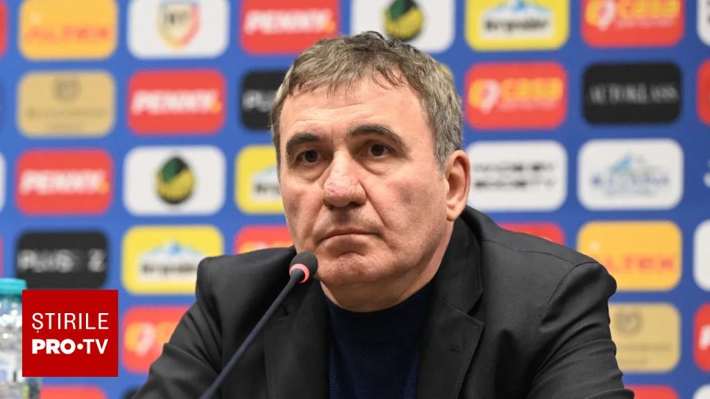 Gheorghe Hagi a anunțat lotul de jucători pentru meciul cu Suedia. La cine a renunțat selecționerul