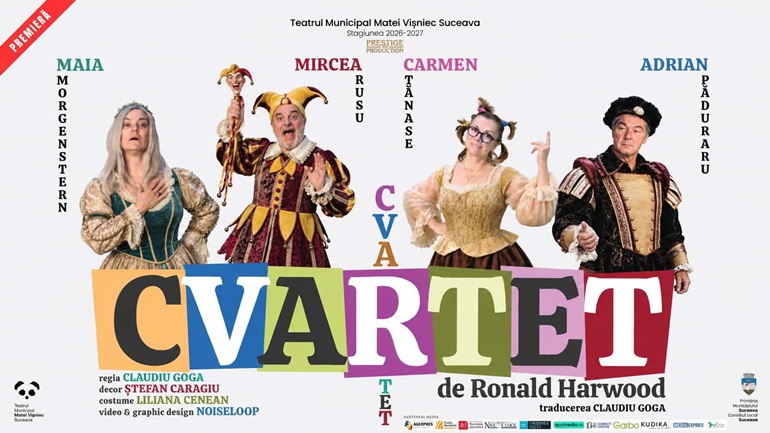 Maia Morgenstern și Carmen Tănase aduc premiera „Cvartet” pe scenele din Piatra-Neamț, Constanța și Pitești