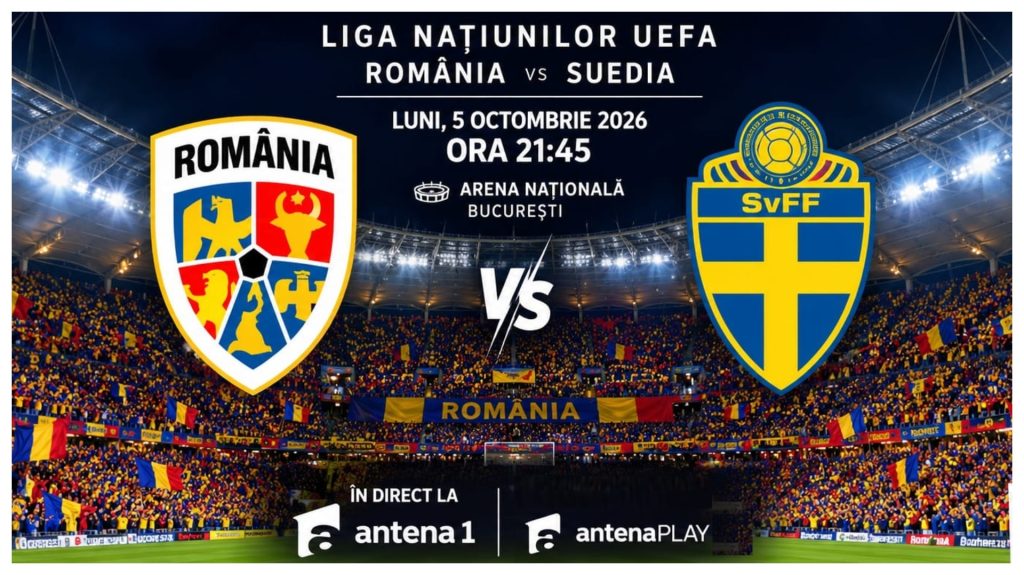LIVE Antena 1 România – Suedia ONLINE VIDEO în Liga Naţiunilor. Hagi schimbă total echipa şi sistemul, surprize mari în primul 11