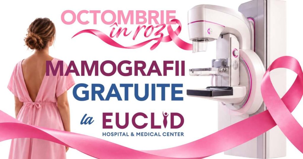 Octombrie în roz la Euclid Medical Center: mamografii GRATUITE, fără coplată