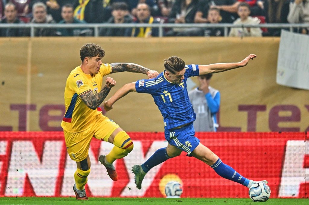 România - Suedia 0-1, ACUM, pe iAMsport.ro. Ocazie uriașă ratată de nordici în prelungiri!