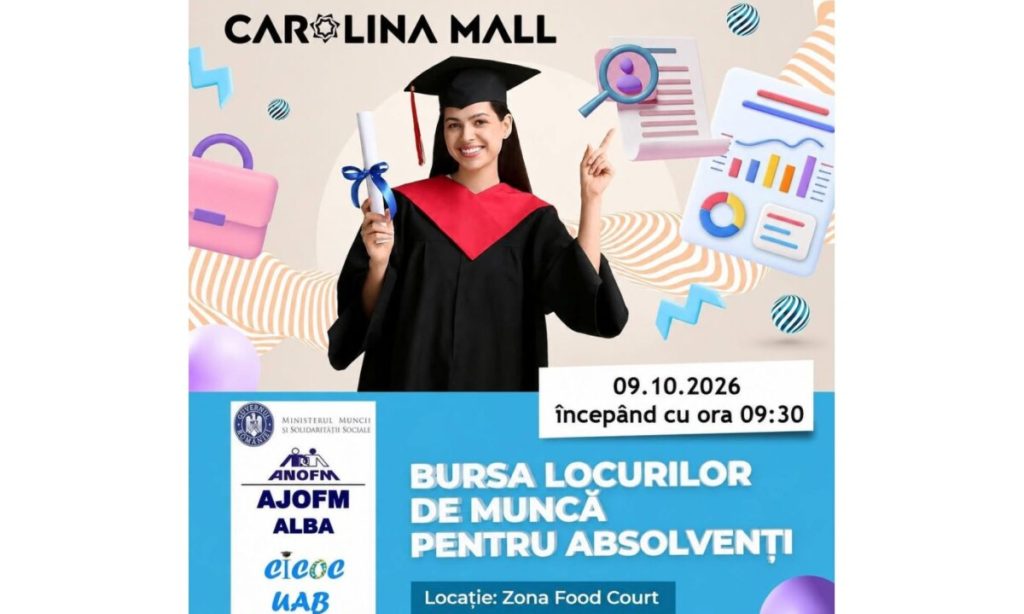 VINERI: Bursa locurilor de muncă, la Alba Iulia. Oportunități de angajare pentru absolvenți și alte categorii de persoane