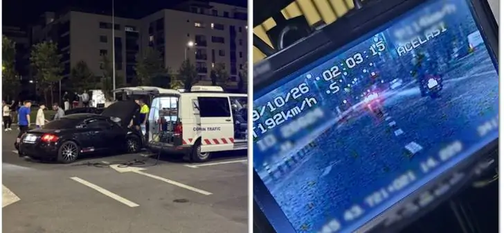 ‘Fast and Furious’ pe Calea Martirilor din Timișoara. Șofer prins pe când ‘zbura’ cu aproape 200 km/h