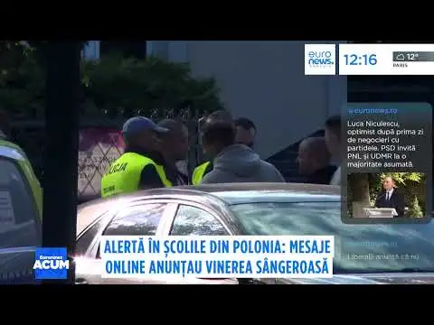 Alertă în școlile din Polonia: Mesaje online anunțau vinerea sângeroasă