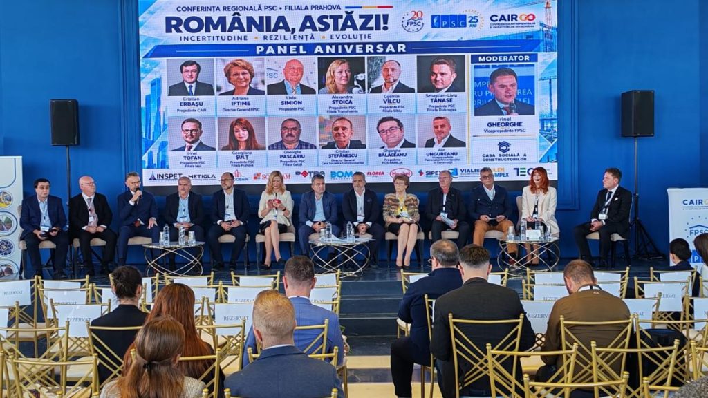 „România, astăzi! - Incertitudine - Reziliență - Evoluție”. Antreprenorii din construcții, față în față cu provocările economice - Mizele conferinței Filialei Prahova a Patronatului Societăților din Construcții