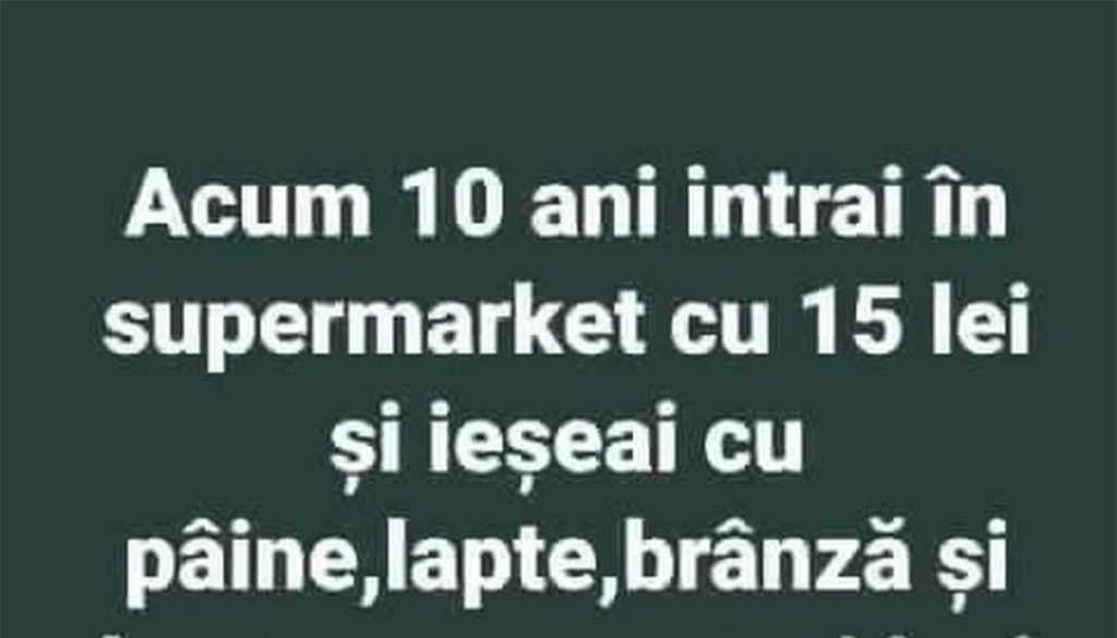 BANCUL ZILEI | Acum 10 ani…