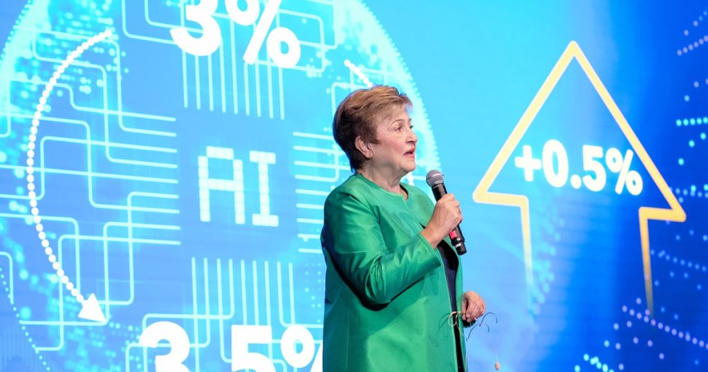 Inteligența Artificială ține creșterea economiei mondiale la aproximativ 3%, dar amenință 40% dintre locurile de muncă, avertizează FMI