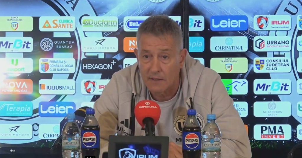 Cristiano Bergodi, întrebat dacă pleacă de la U Cluj după ce a primit 4 goluri de la Rapid. Cum a răspuns antrenorul