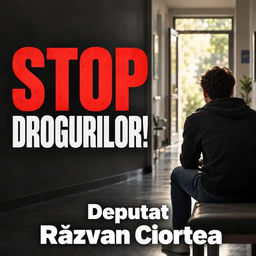 Dramă în familii, amatori la guvernare: Proiectul de lege care transformă dependența de droguri dintr-o problemă penală într-o simplă amendă contrazis dur de deputatul Răzvan Ciortea