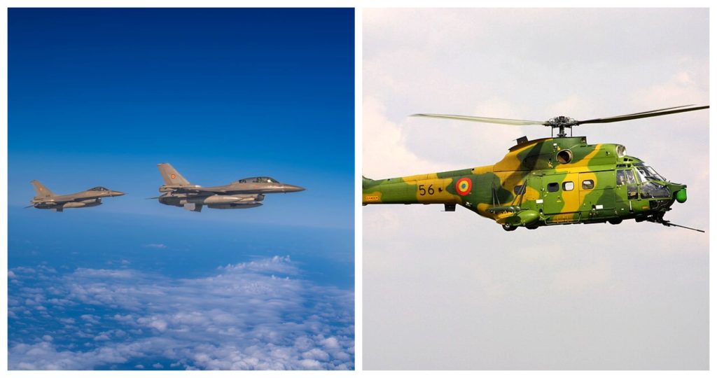 Armata Română, în alertă! Două avioane militare și un elicopter au fost ridicate de la sol. A fost trimis mesaj RO-ALERT