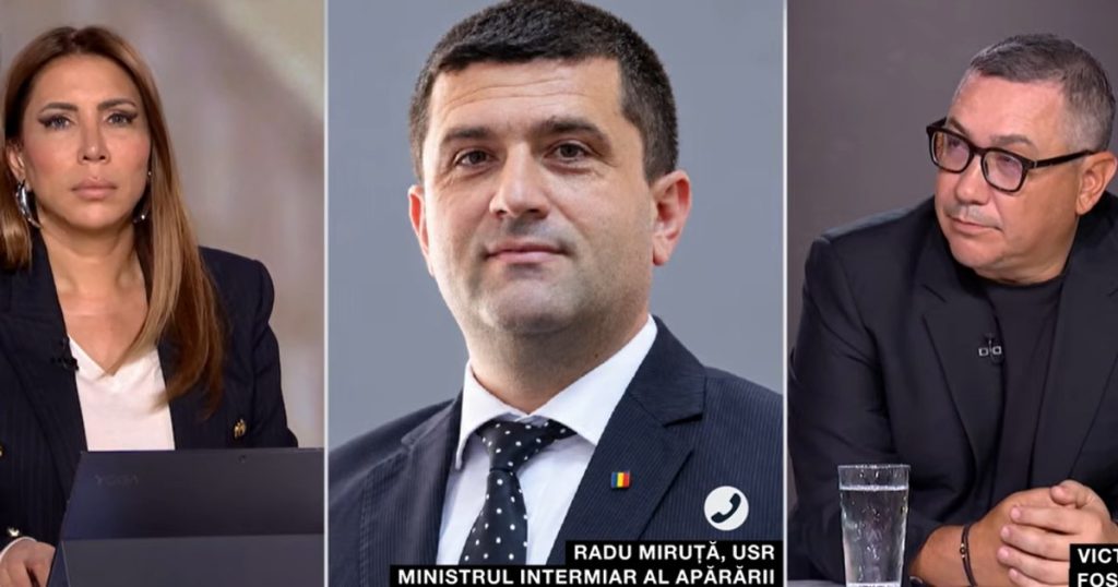 „Ai băut ceva?” Scandal monstru între Ponta și Miruță, în direct la TV: „Băi, mincinosule, îmi vine să vomit când te ascult”. De la ce s-au luat