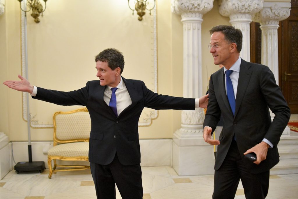 Nicușor Dan și premierul bulgar, întâlnire cu Mark Rutte pentru discuții privind securitatea la Marea Neagră