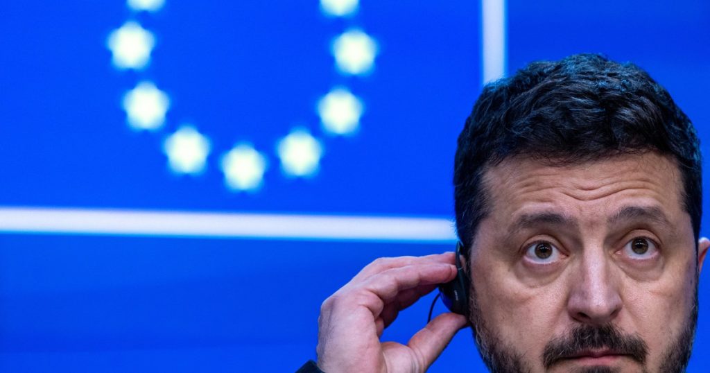 Reacția lui Zelenski, după ce a fost întrebat la Bruxelles dacă ar putea servi drept ţap ispăşitor pentru Trump