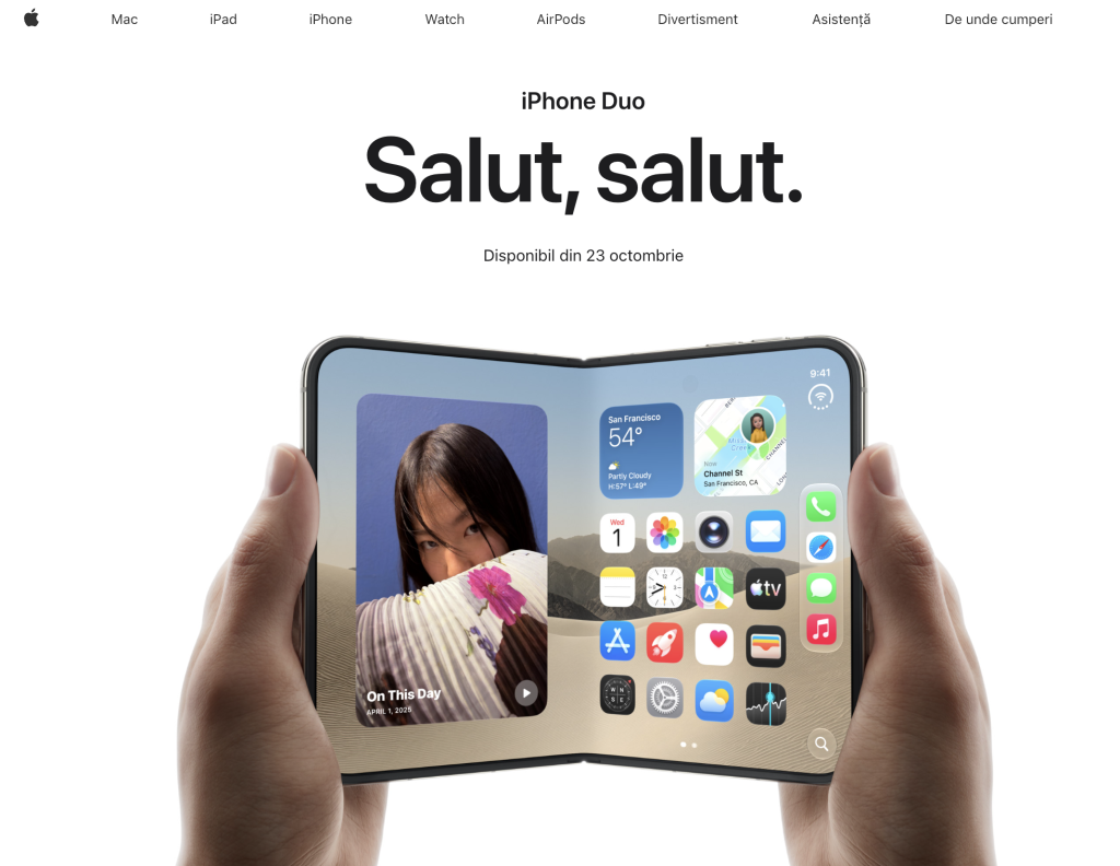 Apple: cererea pentru iPhone Duo este „extraordinară”. După 30 de minute de la deschiderea precomenzilor din SUA estimările de expediere ajunseseră deja în ianuarie 2027. Ce preţuri şi estimări de livrare afişează magazinele din România pentru primul smar