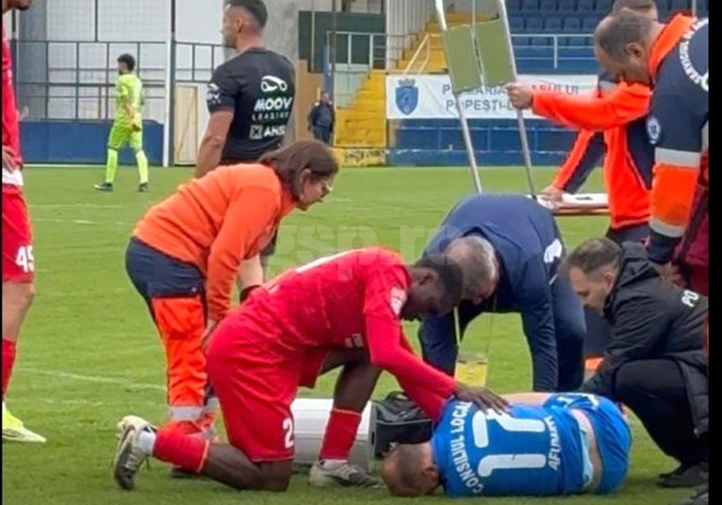Ce a scris CS Afumați, în timp ce căpitanul Robicek era pe masa de operație, după accidentarea teribilă de sâmbătă