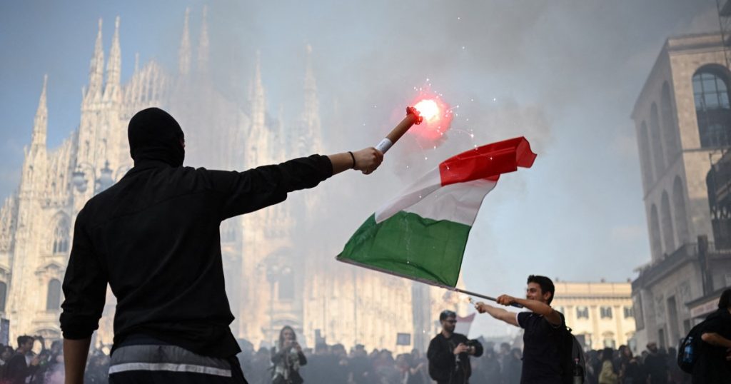 Europa fierbe. Peste 100.000 de oameni sunt în stradă în capitala Italiei. La Milano sunt confruntări cu poliția
