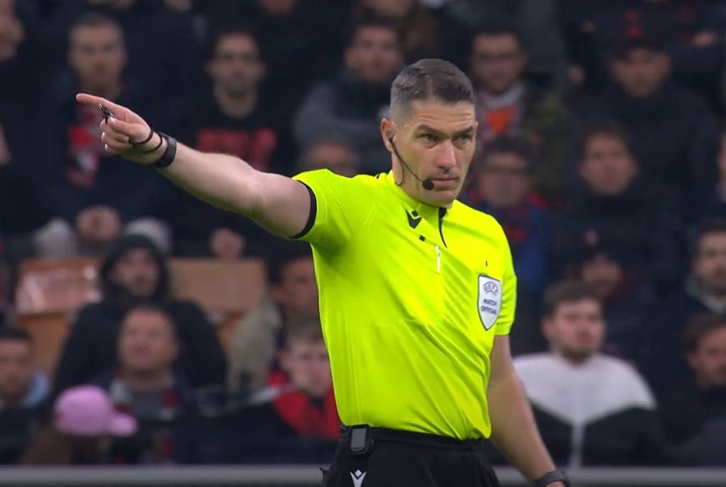 Istvan Kovacs va arbitra partida Real Madrid – Leipzig din Champions League