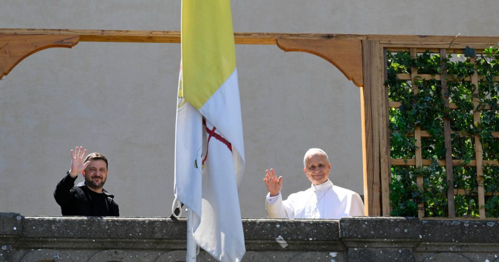 Papa Leon al XVI-lea, discuție cu Zelenski după convorbirea cu Putin. Apel pentru un armistițiu umanitar în Ucraina