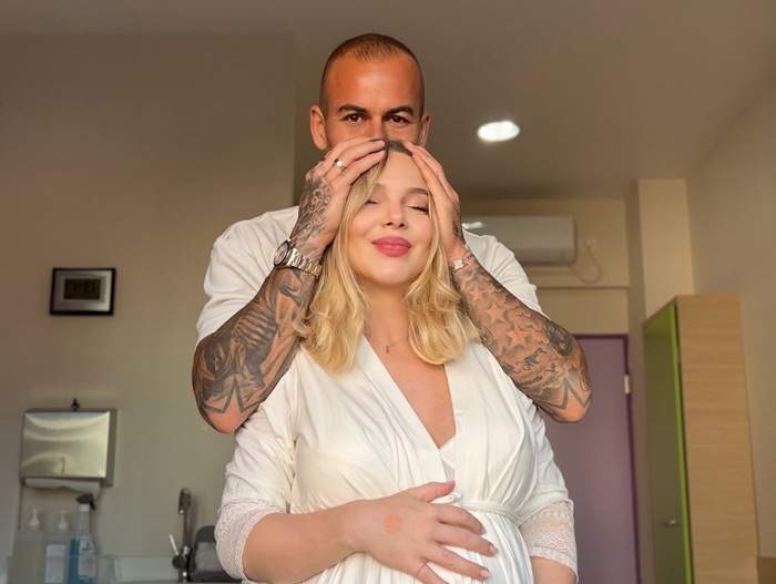 Anca Surdu și fiica ei au fost externate. Portret de familie alături de Denis Alibec