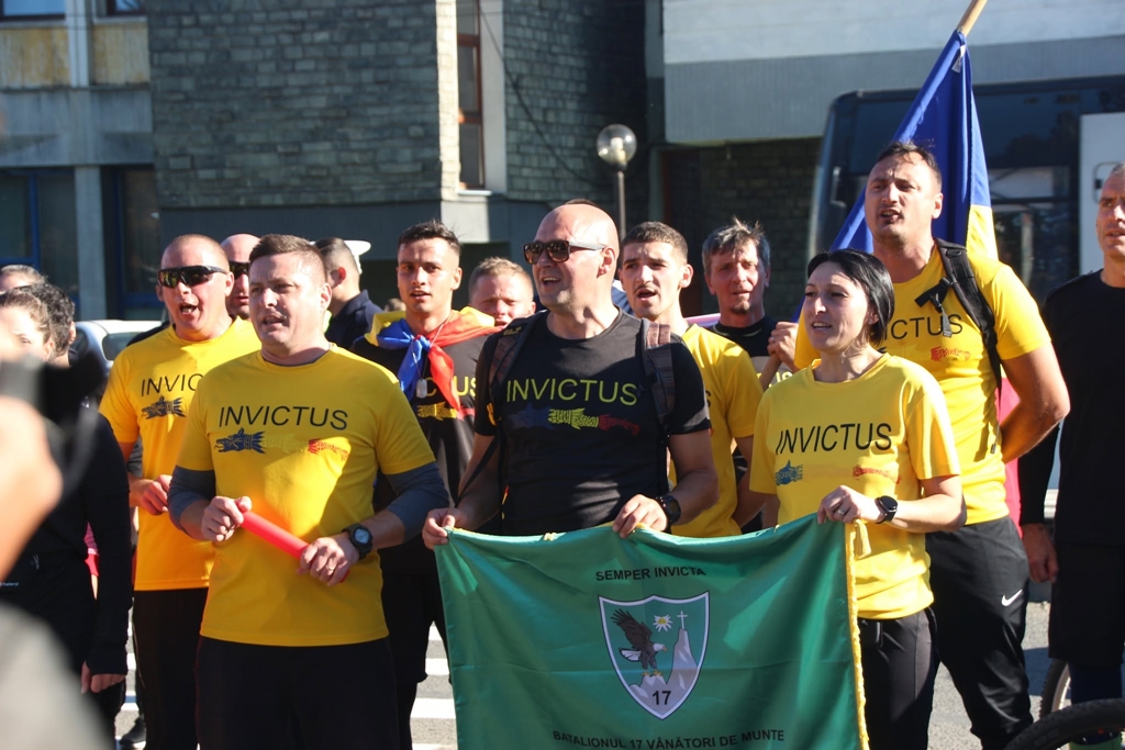 Ștafeta Veteranilor Invictus ajunge la Bistrița