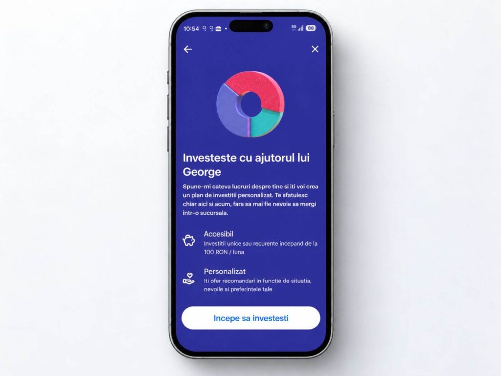 BCR devine prima bancă din România care oferă consultanţă de investiţii la scară largă, digital, direct în George