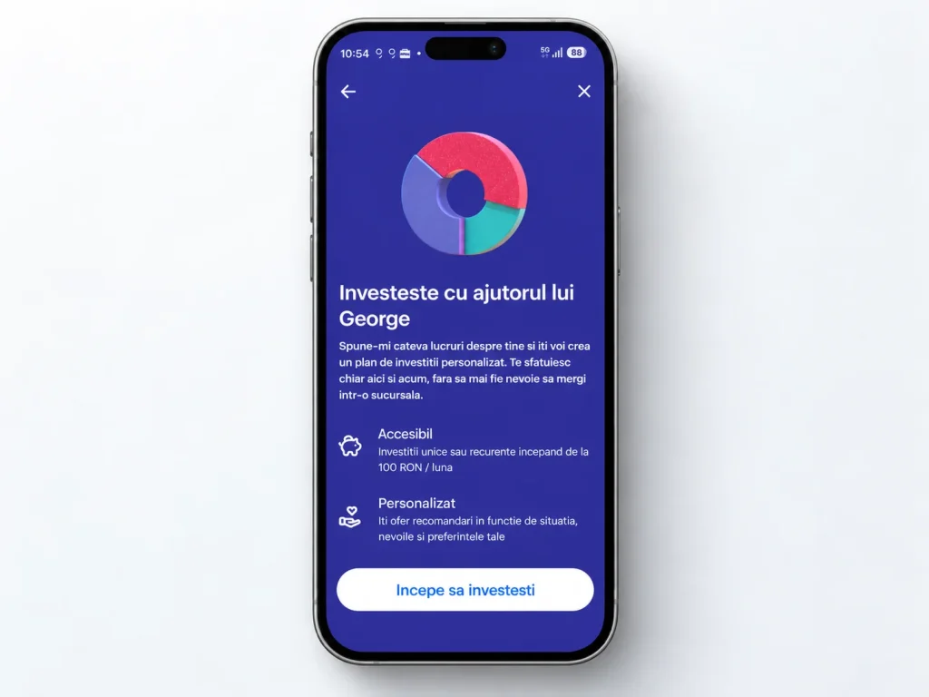 BCR devine prima bancă din România care oferă consultanță de investiții la scară largă, digital, direct în George