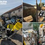Depozit masiv de deşeuri provenite din construcţii şi demolări, inclusiv plăci de azbociment, depistat de Garda de Mediu într-un cartier din Arad