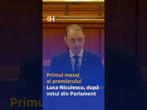 Primul mesaj al premierului Luca Niculescu, după votul din Parlament: „Este un moment important”