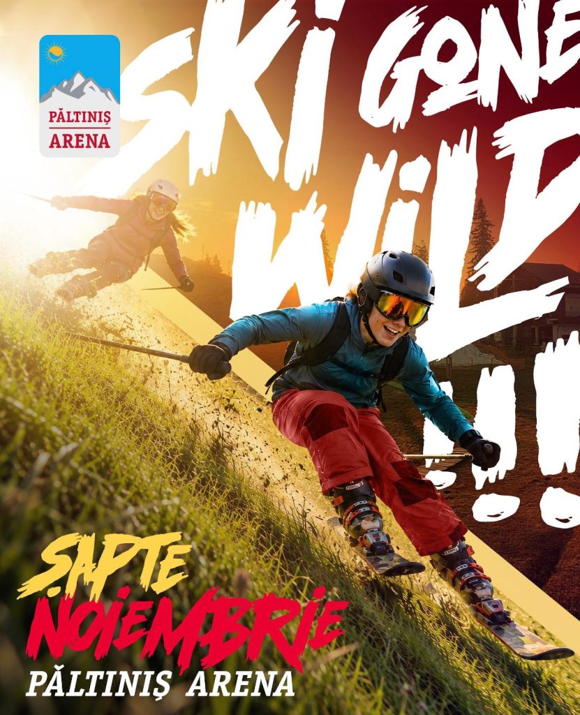 Concurs inedit de ski și snowboard pe iarbă, la Păltiniș Arena. SKI gone WILD, prima competiţie găzduită de resortul sibian în acest sezon
