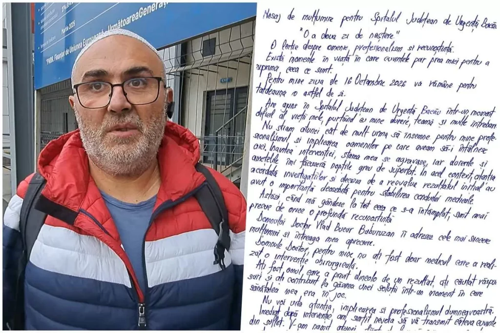 „A doua zi de naștere”. Un pacient operat pe creier la Spitalul Județean Bacău, salvat de echipa de Neurochirurgie