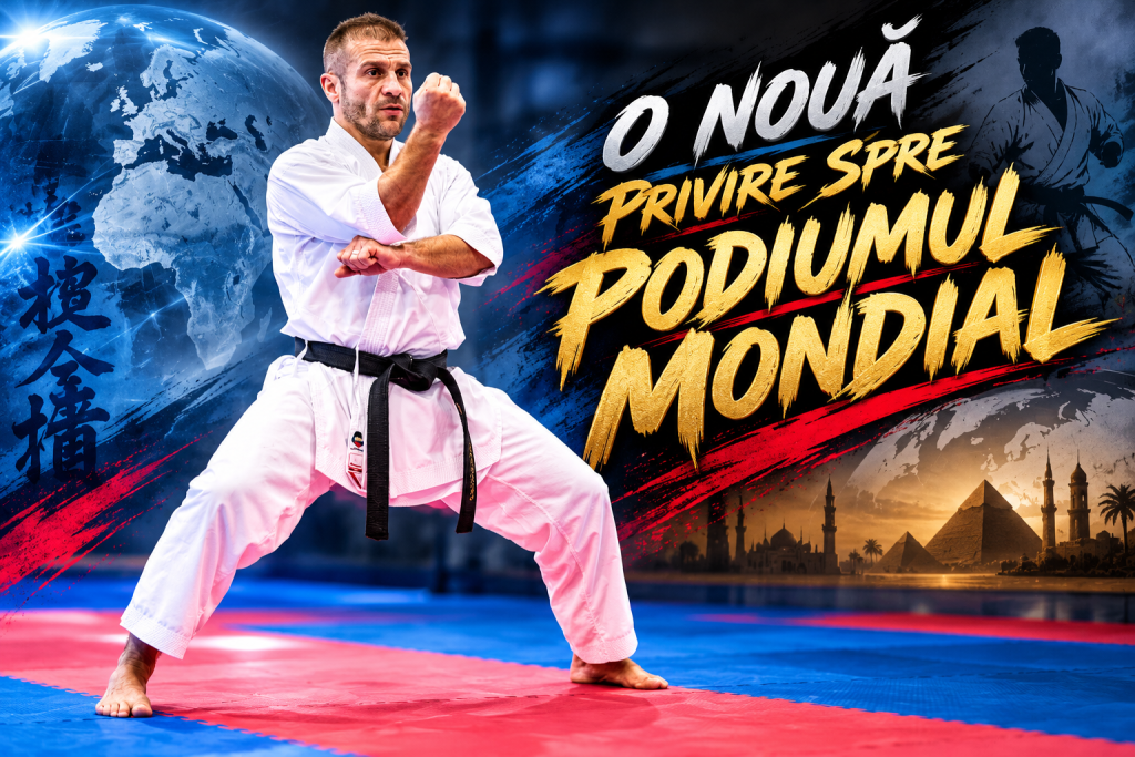 Trei karateka din Zalău, la Campionatul Mondial din Egipt! Călin Marincaș atacă un nou titlu