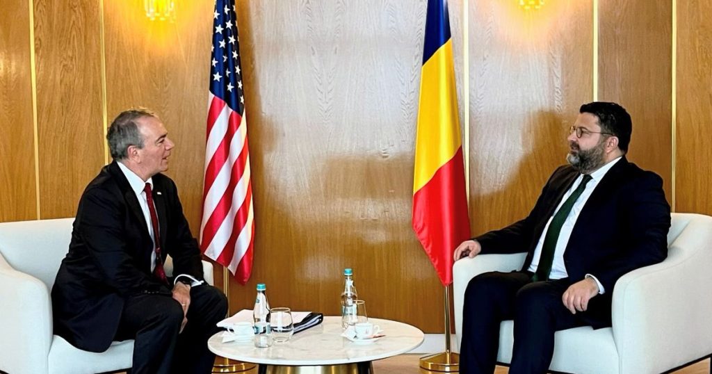 Dan Neculăescu, întâlnire cu ambasadorul SUA în România. Ce au discutat despre apărare și securitate