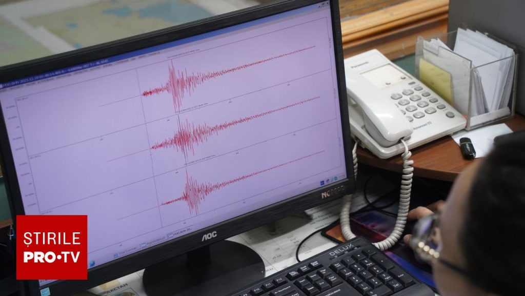Cutremur cu magnitudinea 3,9 în județul Vrancea, vineri dimineață. La ce adâncime s-a produs