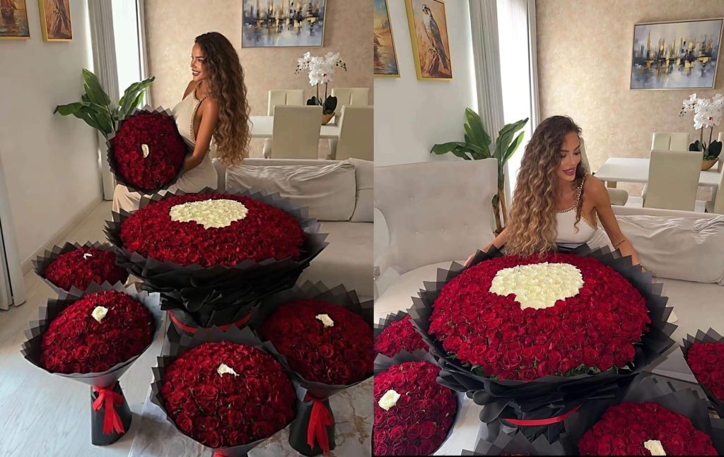 Bianca Drăgușanu, despre cele 1.100 de flori: „Arată bine pentru poze și cam atât”