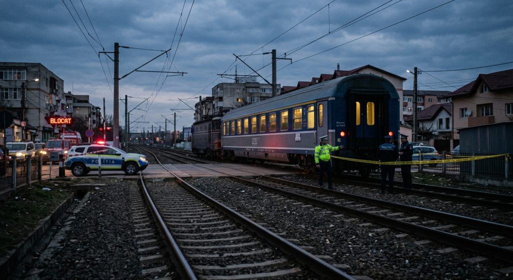 Bărbat accidentat mortal de un tren. Trafic feroviar blocat în Buzău
