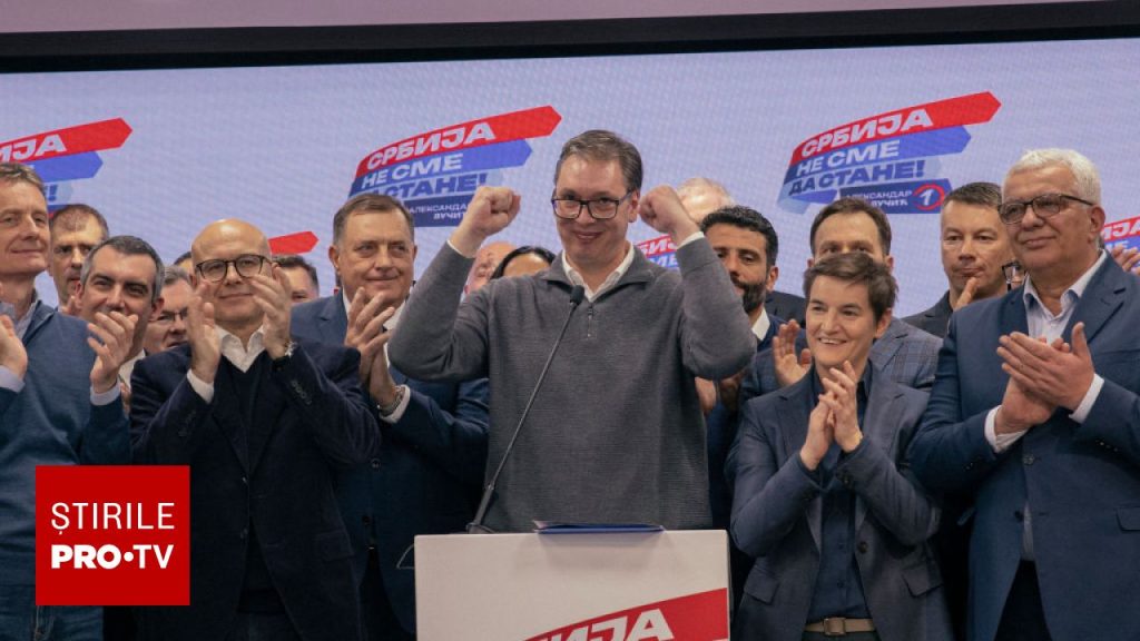„Voturi în pijamale” la alegerile parlamentare din Serbia. Opoziţia încearcă să-l înlăture pe naționalistul Aleksandar Vucic