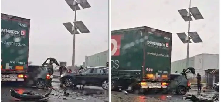 Accident într-un sens giratoriu pe șoseaua Timișoara – Lipova. Șofer încarcerat. VIDEO