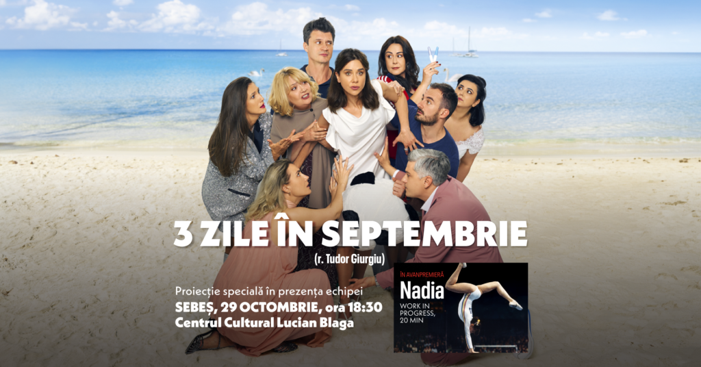 „3 zile în septembrie”, proiecție specială la Sebeș, în prezența regizorului Tudor Giurgiu
